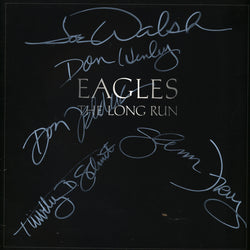 The Eagles Band Signed the Long Run Lp loading=