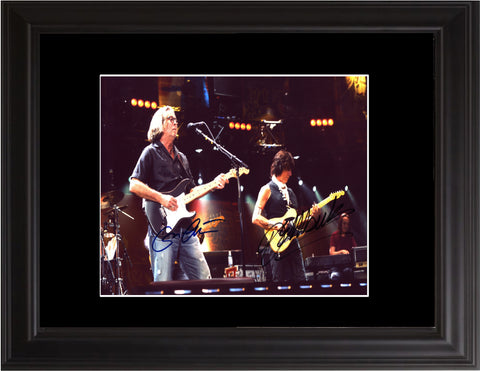 Eric Clapton  & Jeff Beck Autographed Photo - Zion Graphic Collectibles