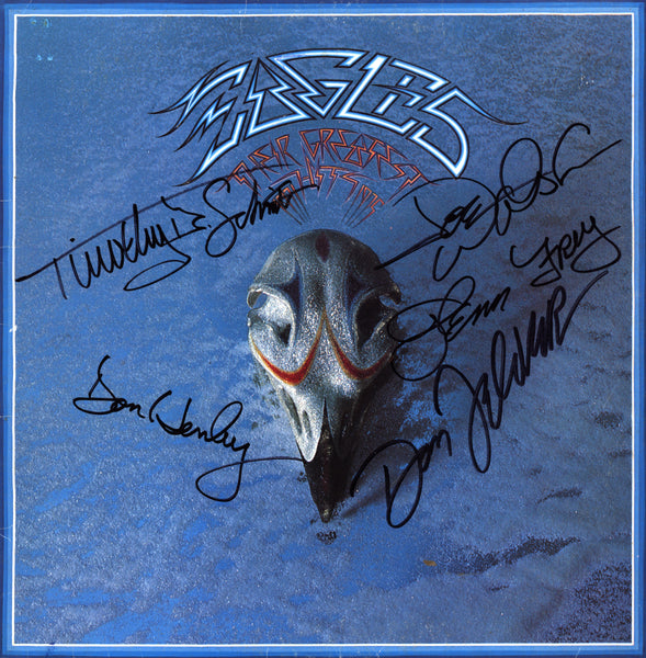 Eagles Autographed Lp "Their Greatest Hits"