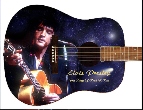 Elvis Presley Custom guitar - Zion Graphic Collectibles