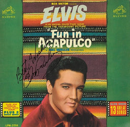 Elvis Presley Autographed Framed LP Rare Collectible loading=
