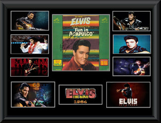 Elvis Presley Autographed Framed LP Rare Collectible loading=