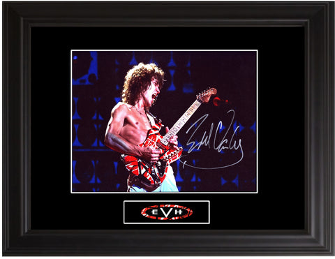 Eddie Van Halen Autographed Photo - Zion Graphic Collectibles