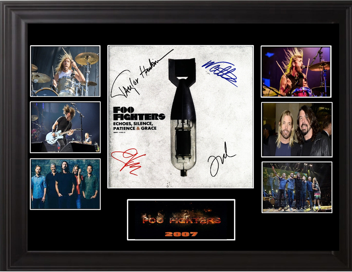 Foo Fighters Autographed LP - Zion Graphic Collectibles