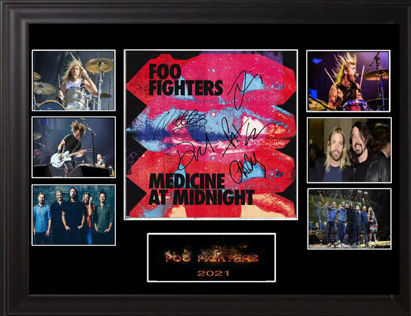 Foo Fighters Autographed LP