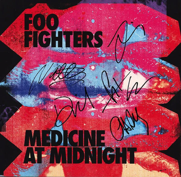 Foo Fighters Autographed LP