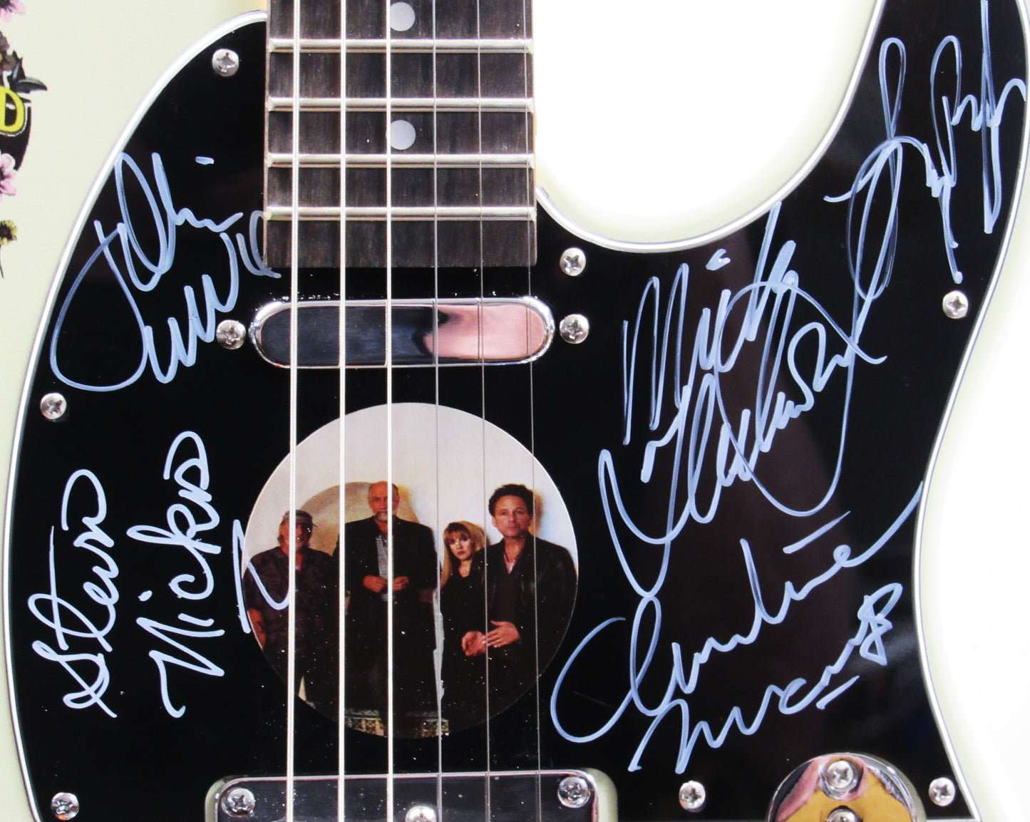 Fleetwood Mac Autographed Guitar - Zion Graphic Collectibles