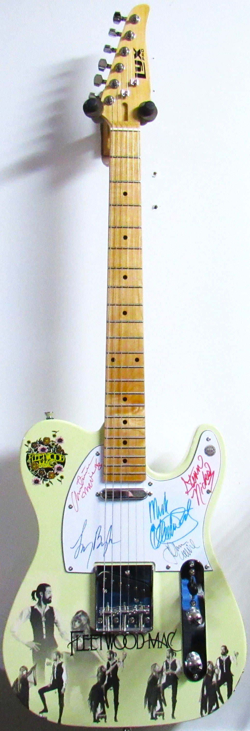 Fleetwood Mac Autographed Guitar - Zion Graphic Collectibles