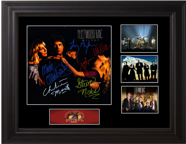 Fleetwood Mac Band Signed lp mirage - Zion Graphic Collectibles