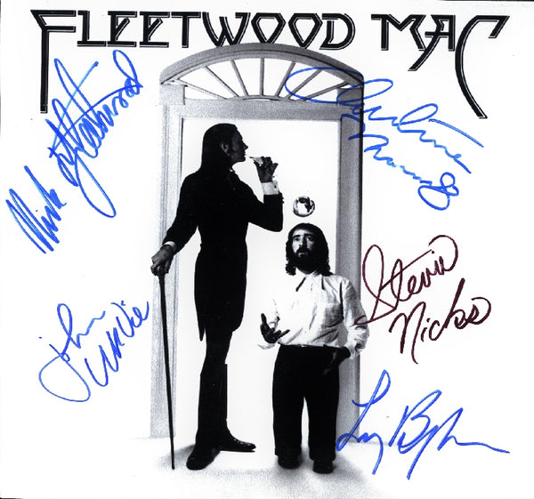 Fleetwood Mac Autographed lp - Zion Graphic Collectibles