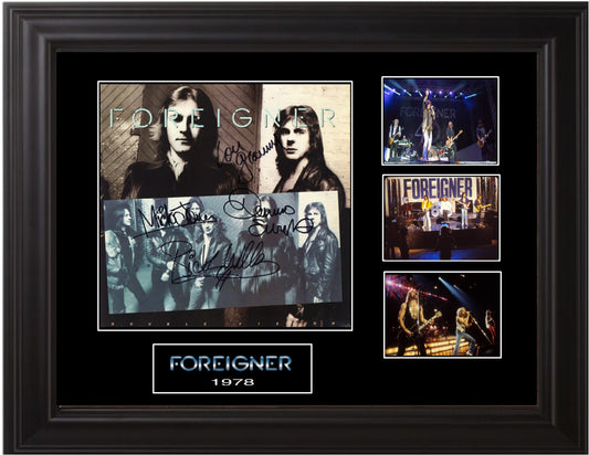 Foreigner Autographed LP " Double Vision"