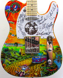 Grateful Dead Autographed Guitar - Zion Graphic Collectibles loading=