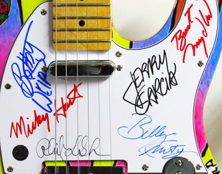 Grateful Dead Autographed Guitar - Zion Graphic Collectibles