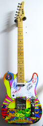 Grateful Dead Autographed Guitar - Zion Graphic Collectibles