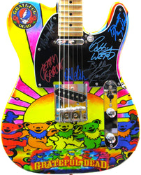 Grateful Dead Autographed  Guitar loading=