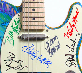 Grateful Dead Autographed Guitar - Zion Graphic Collectibles