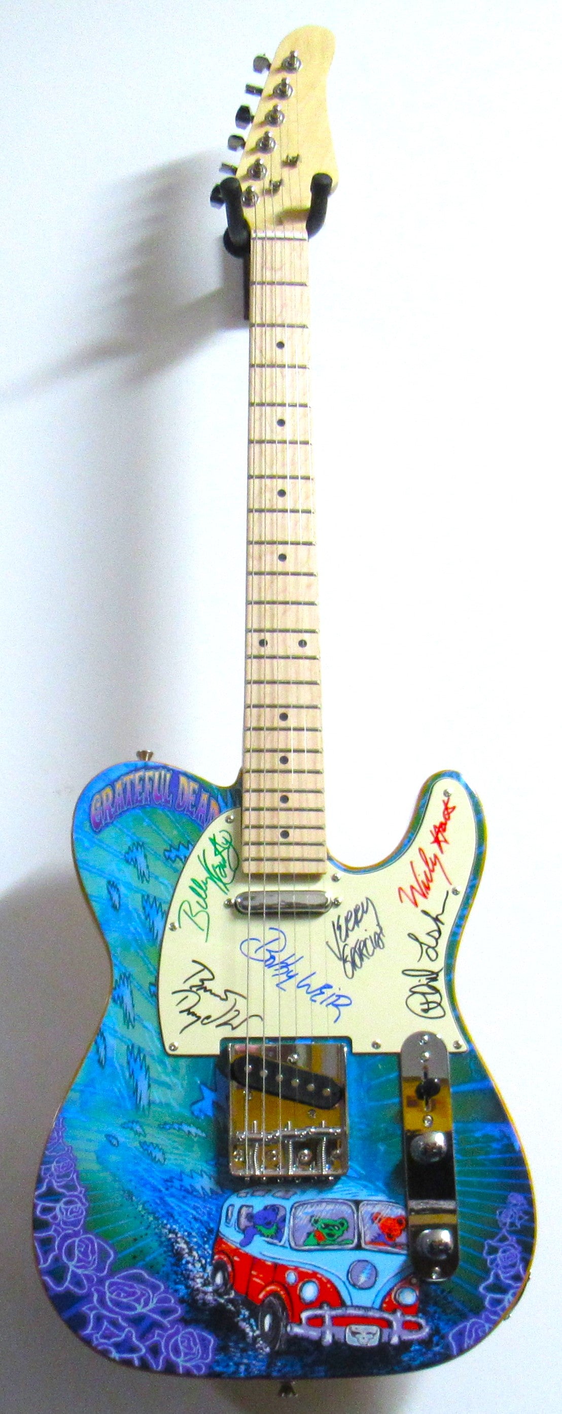 Grateful Dead Autographed Guitar - Zion Graphic Collectibles