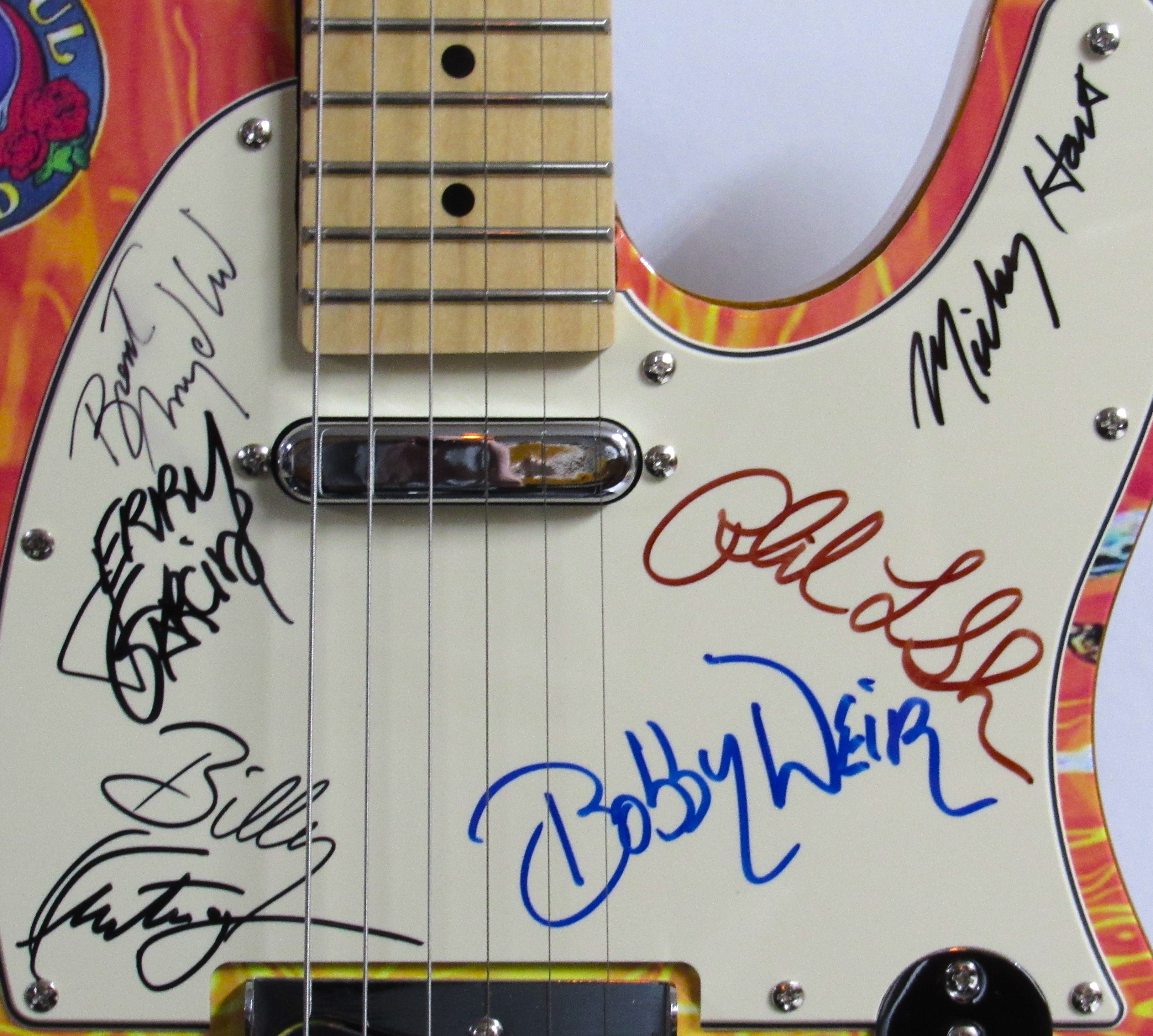 Jerry garcia signed guitar discount