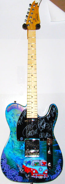 Grateful Dead Autographed Guitar Multi-Signed Rare Collectible