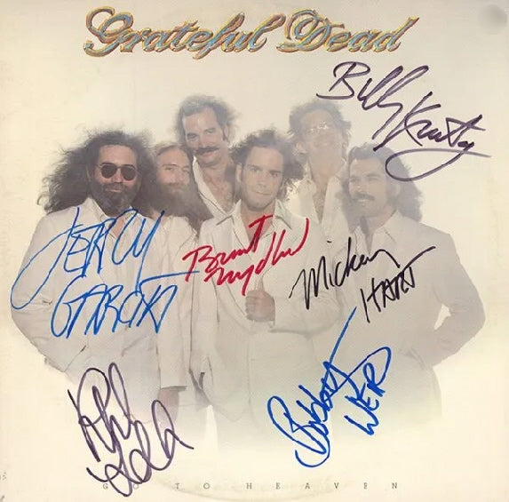 Grateful Dead Autographed Lp "Go To Heaven" - Zion Graphic Collectibles