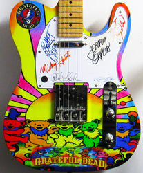 Grateful Dead Autographed Guitar - Zion Graphic Collectibles loading=