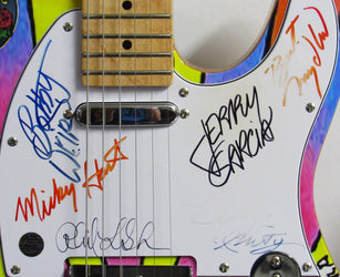 Grateful Dead Autographed Guitar - Zion Graphic Collectibles loading=