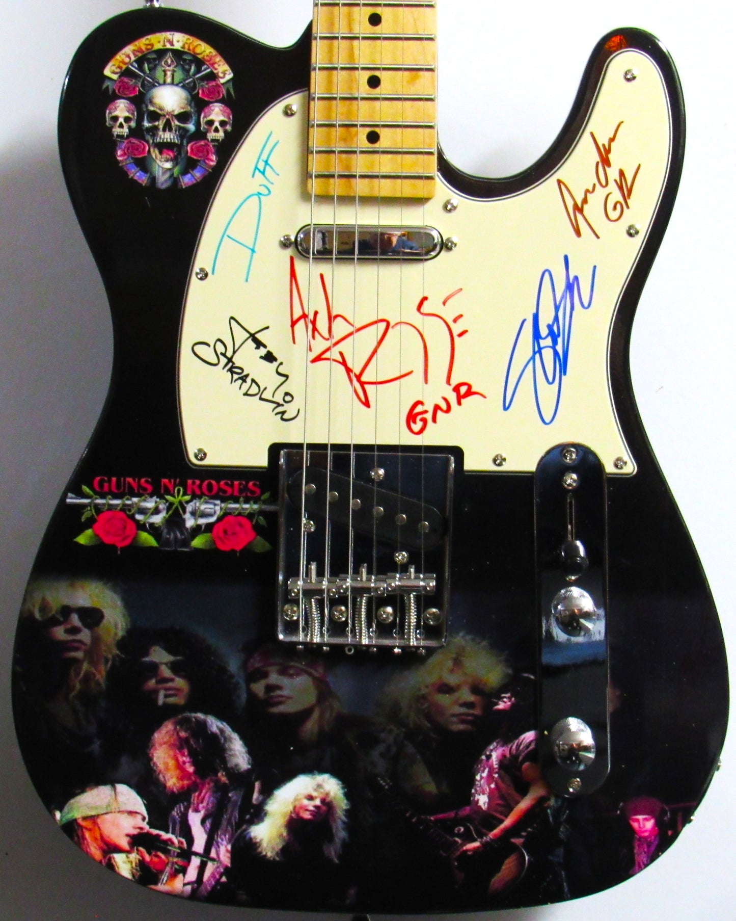 Guns N' Roses - Autographed Guitar - Zion Graphic Collectibles