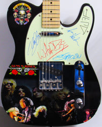 Guns N' Roses - Autographed Guitar - Zion Graphic Collectibles loading=