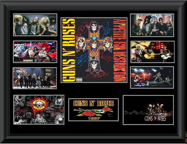 Guns N Roses Autographed Lp - Zion Graphic Collectibles