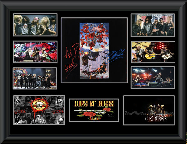 Guns & Roses Signed LP