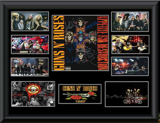 Guns N Roses Autographed Lp loading=