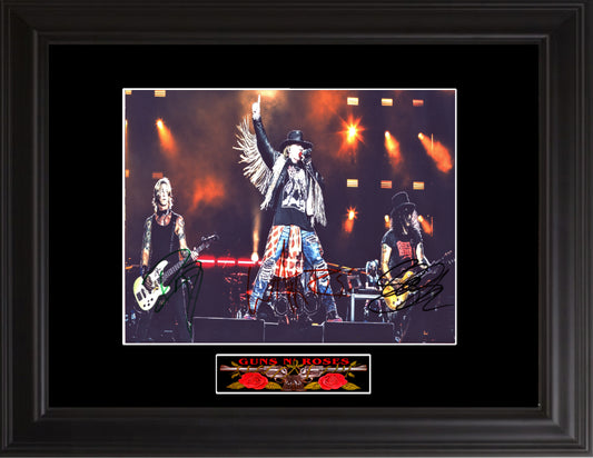 Gun's N' Roses Autographed Photograph - Zion Graphic Collectibles