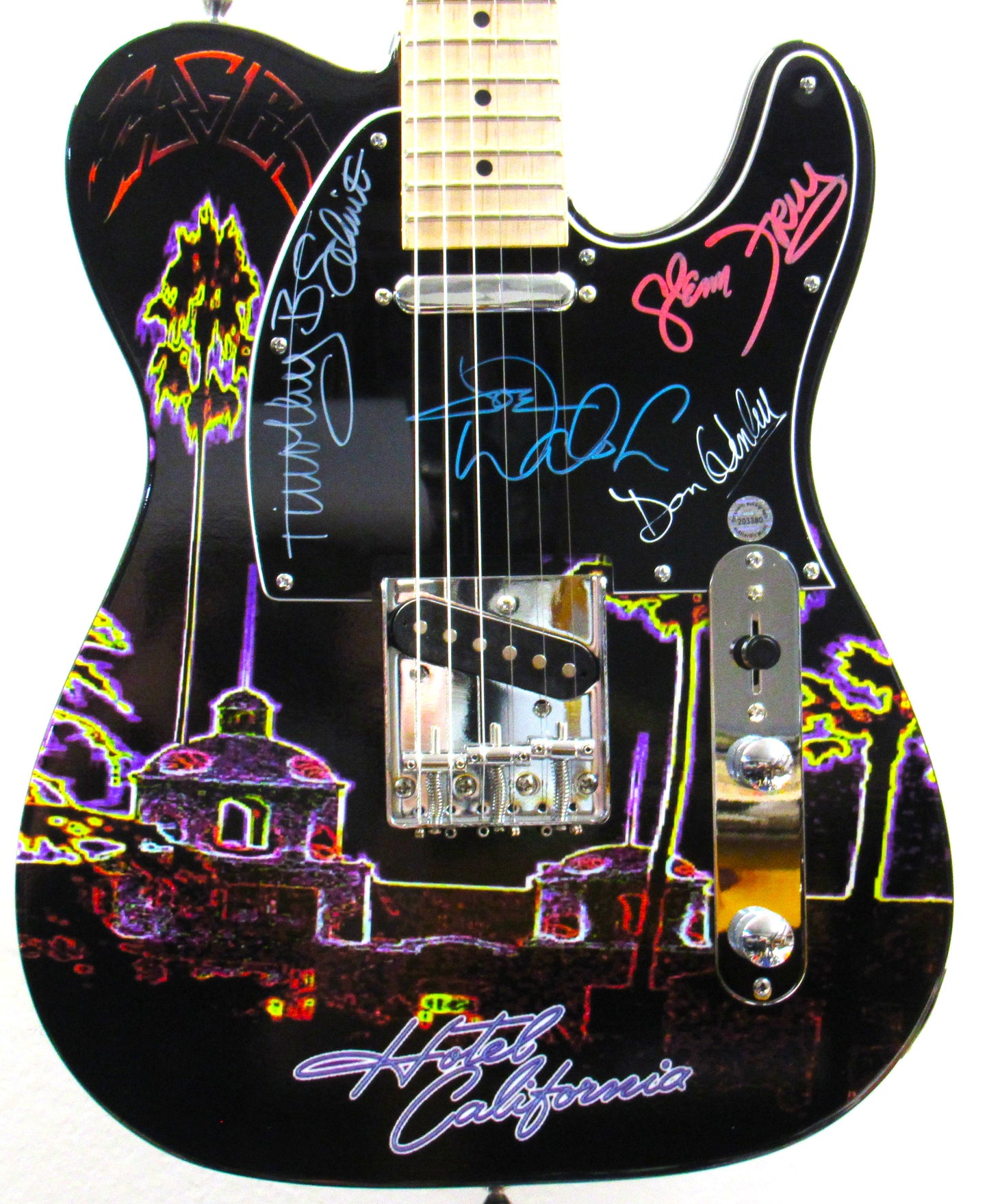 Eagles Autographed Guitar
