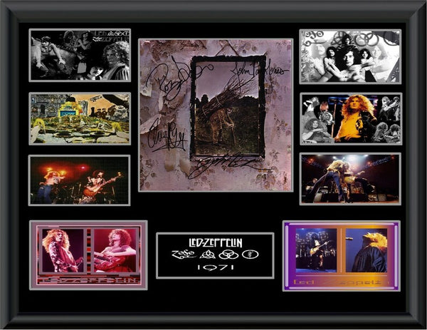 Led Zeppelin Autographed LP - Zion Graphic Collectibles
