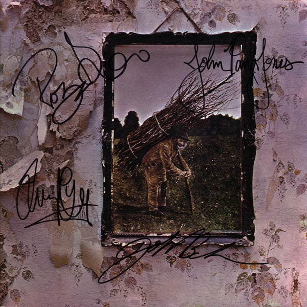 Led Zeppelin Autographed LP - Zion Graphic Collectibles