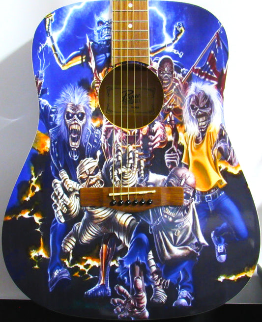 Iron Maiden Custom Guitar - Zion Graphic Collectibles