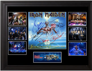 Iron Maiden Autographed LP