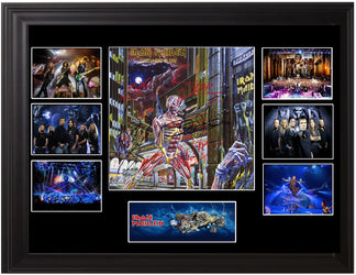 Iron Maiden Autographed LP - Zion Graphic Collectibles loading=