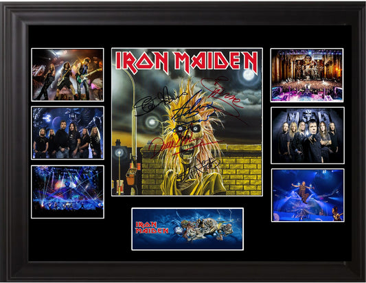 Iron Maiden Autographed LP