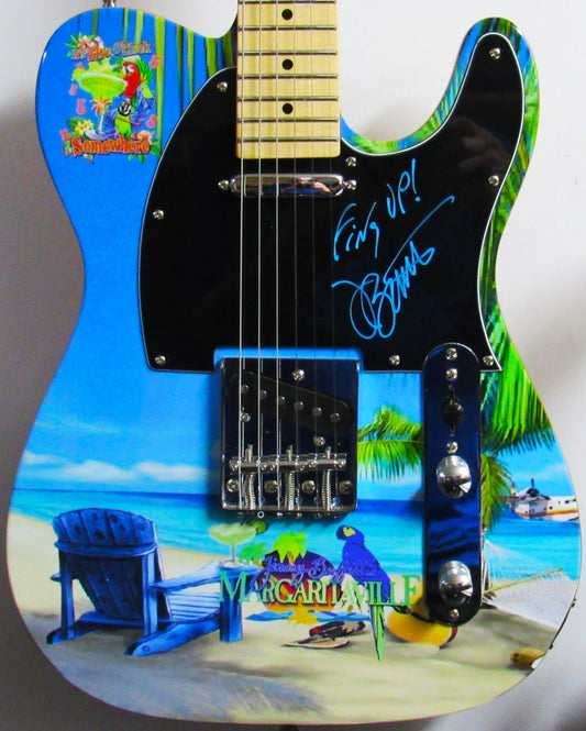 Jimmy Buffett Autographed Guitar - Zion Graphic Collectibles