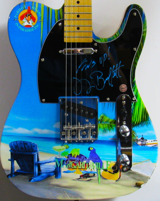 Jimmy Buffett Autographed Guitar