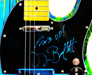 Jimmy Buffett Autographed Guitar loading=