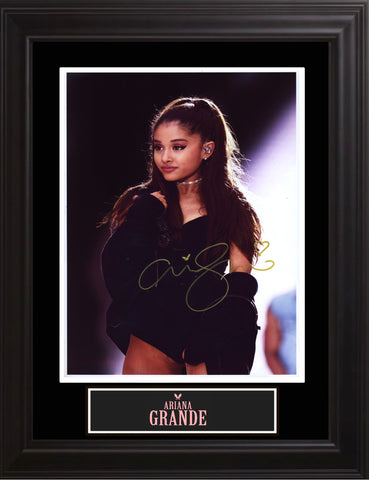 Ariana Grande Autographed Photo | Professionally Framed - Zion Graphic Collectibles