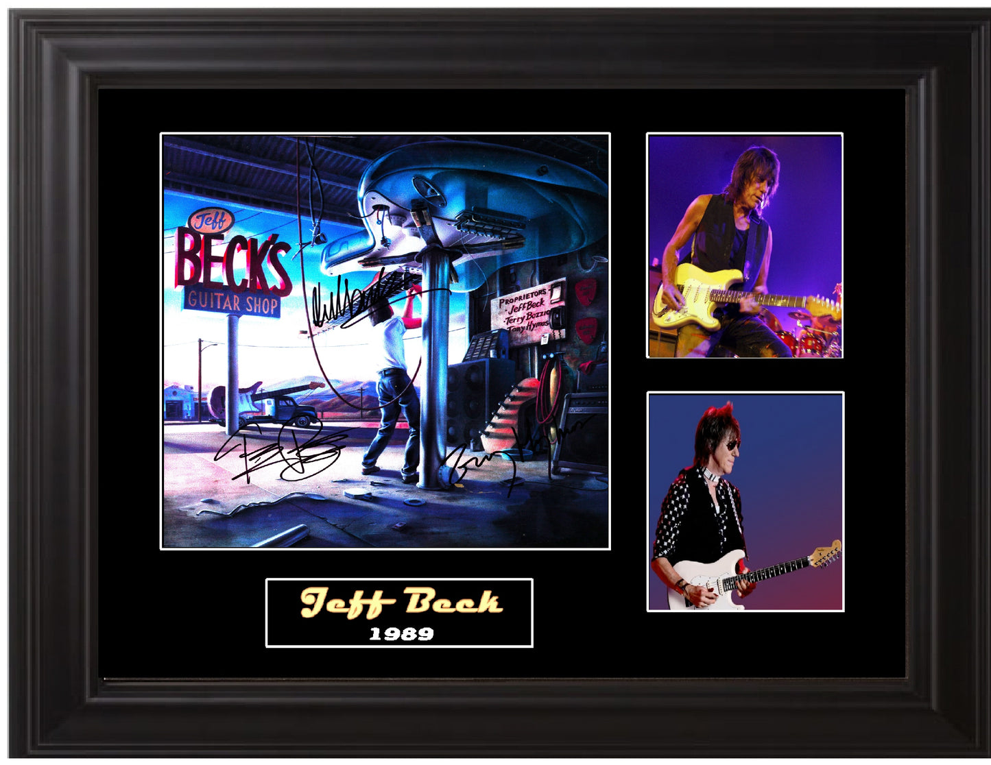 Jeff Beck Autographed LP - Zion Graphic Collectibles