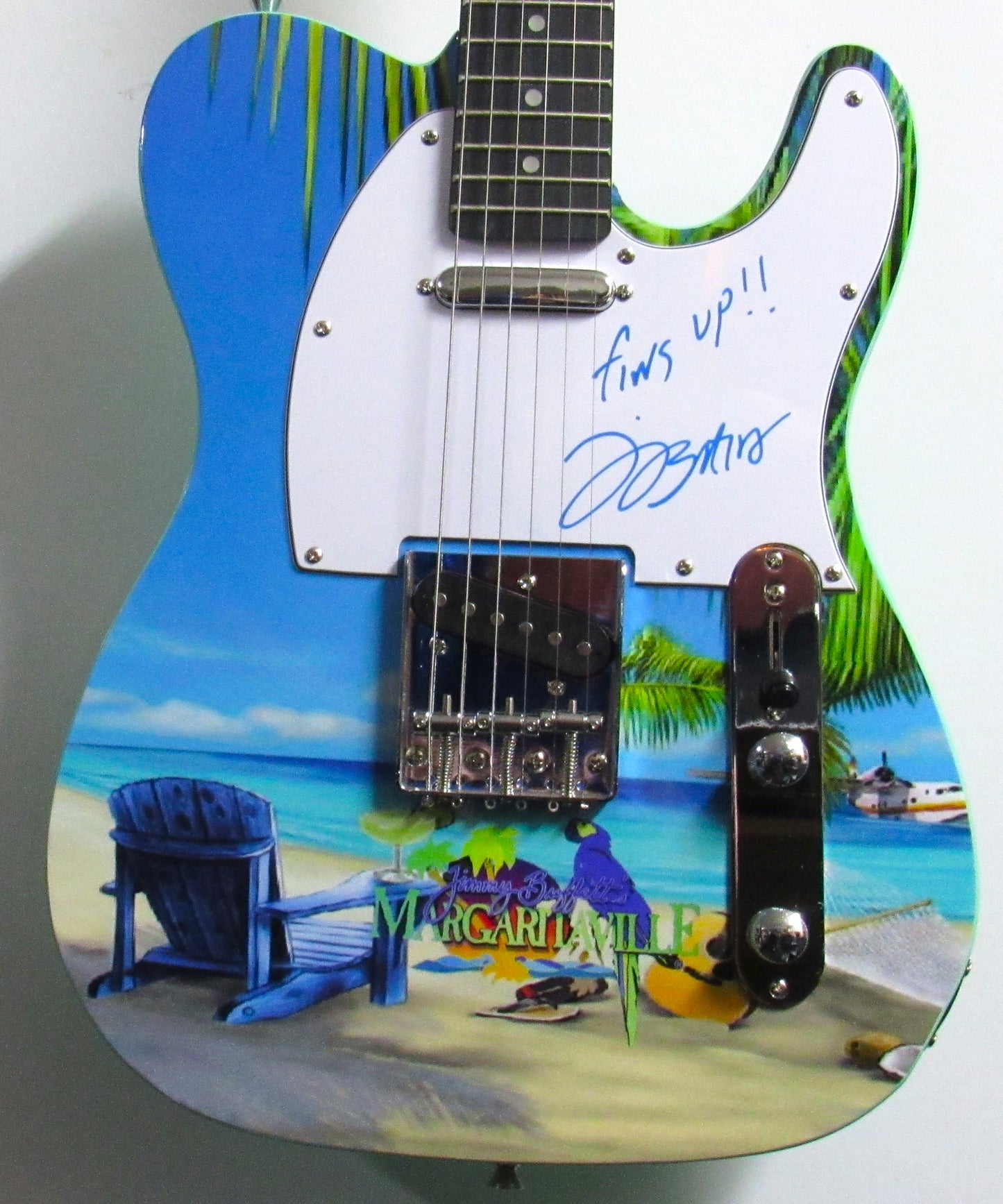 Jimmy Buffett Autographed Guitar - Zion Graphic Collectibles