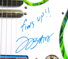 Jimmy Buffett Autographed Guitar - Zion Graphic Collectibles