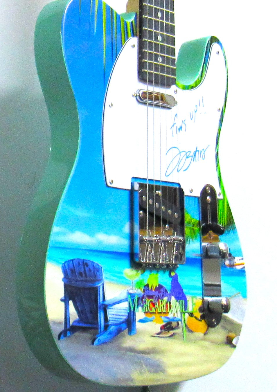 Jimmy Buffett Autographed Guitar - Zion Graphic Collectibles