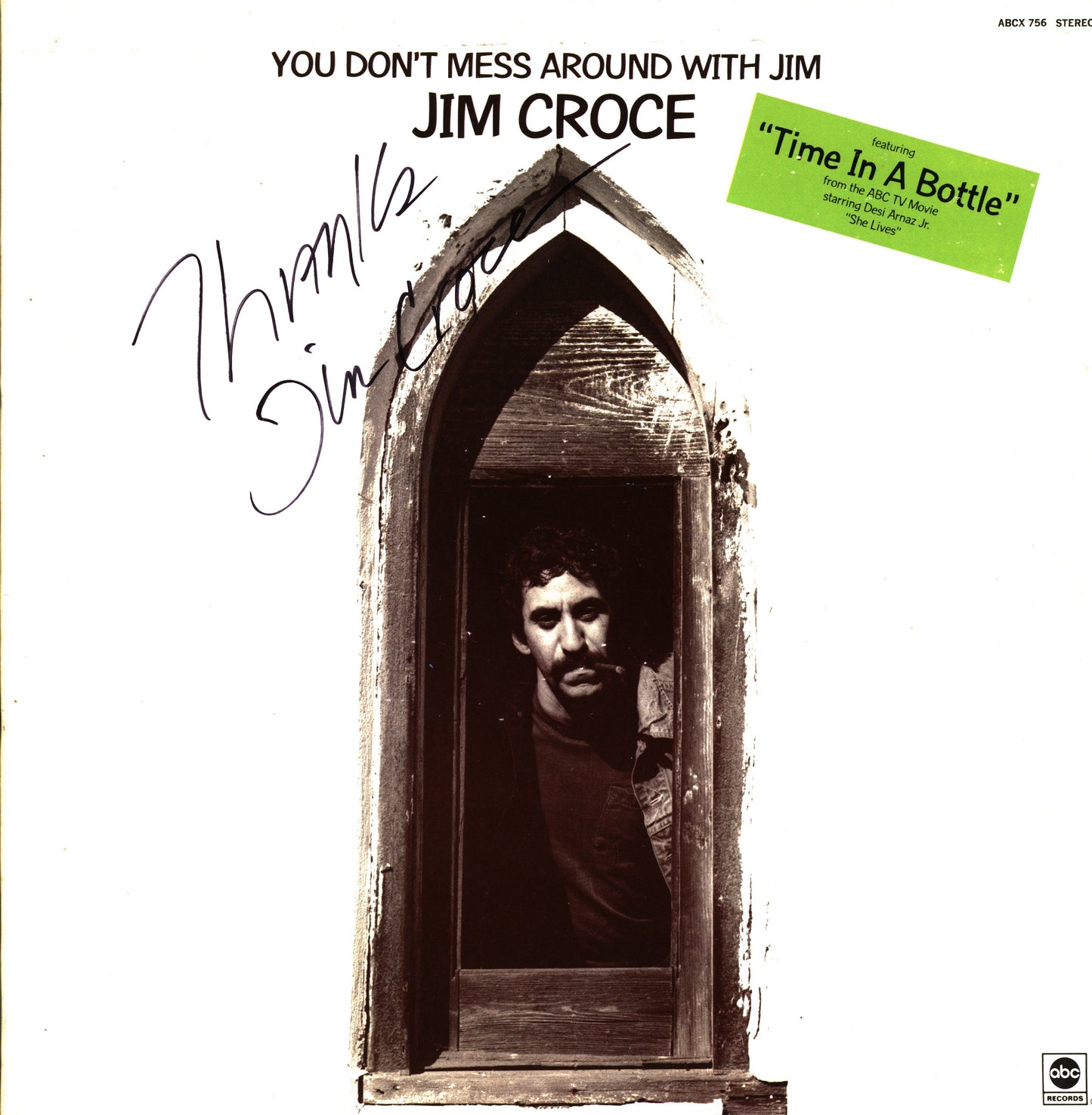 Jim Croce Autographed LP