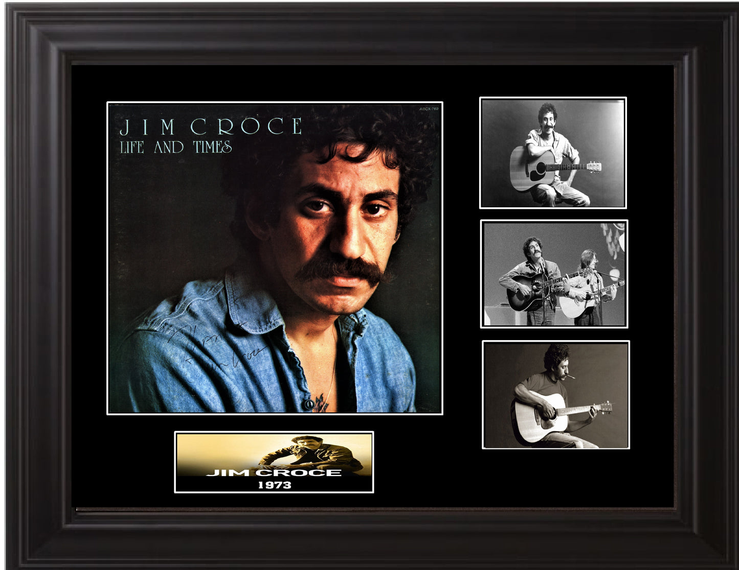 Jim Croce Autographed LP - Zion Graphic Collectibles