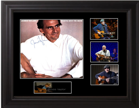 James Taylor Autographed  lp - Zion Graphic Collectibles